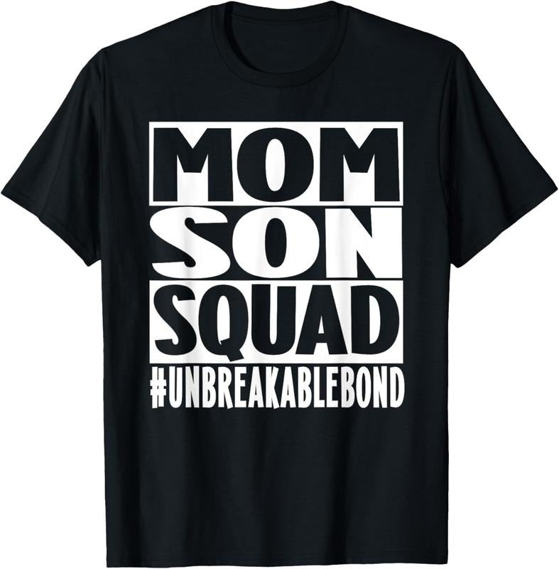 100% Cotton Mom Son Squad Unbreakable Bond Family T-Shirt Hoodie, Sweatshirt | HypeCrazeTee.com
