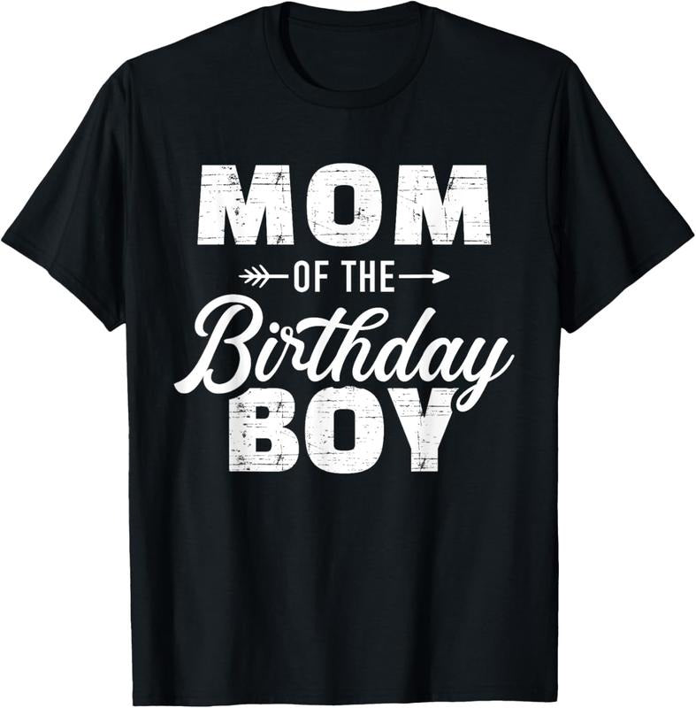 100% Cotton Mom of the birthday boy T-Shirt Hoodie, Sweatshirt | HypeCrazeTee.com