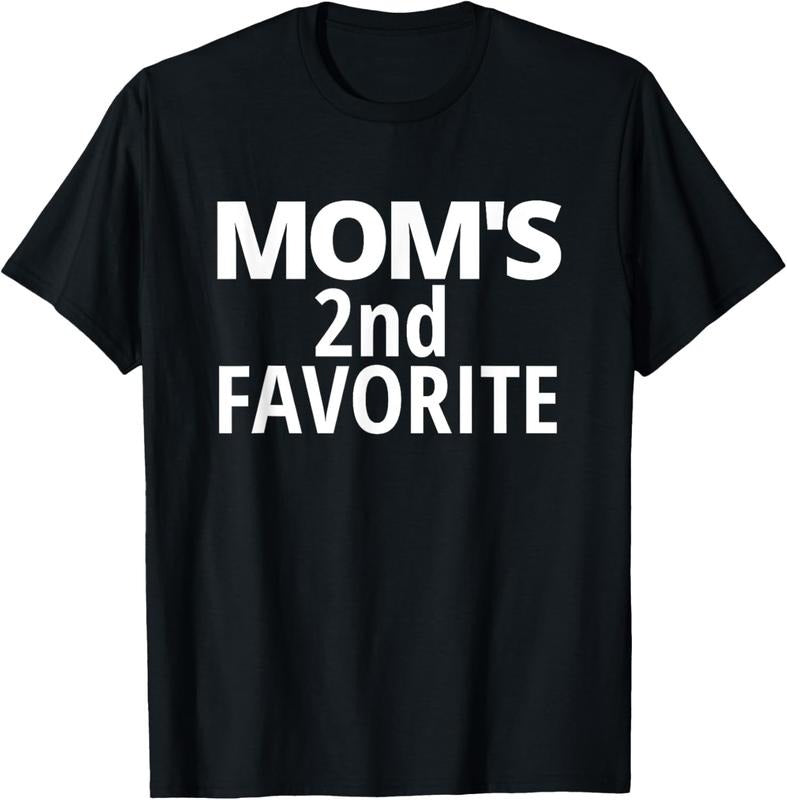 100% Cotton Mom's 2nd Favorite | Mom's Second Favorite T-Shirt Hoodie, Sweatshirt | HypeCrazeTee.com