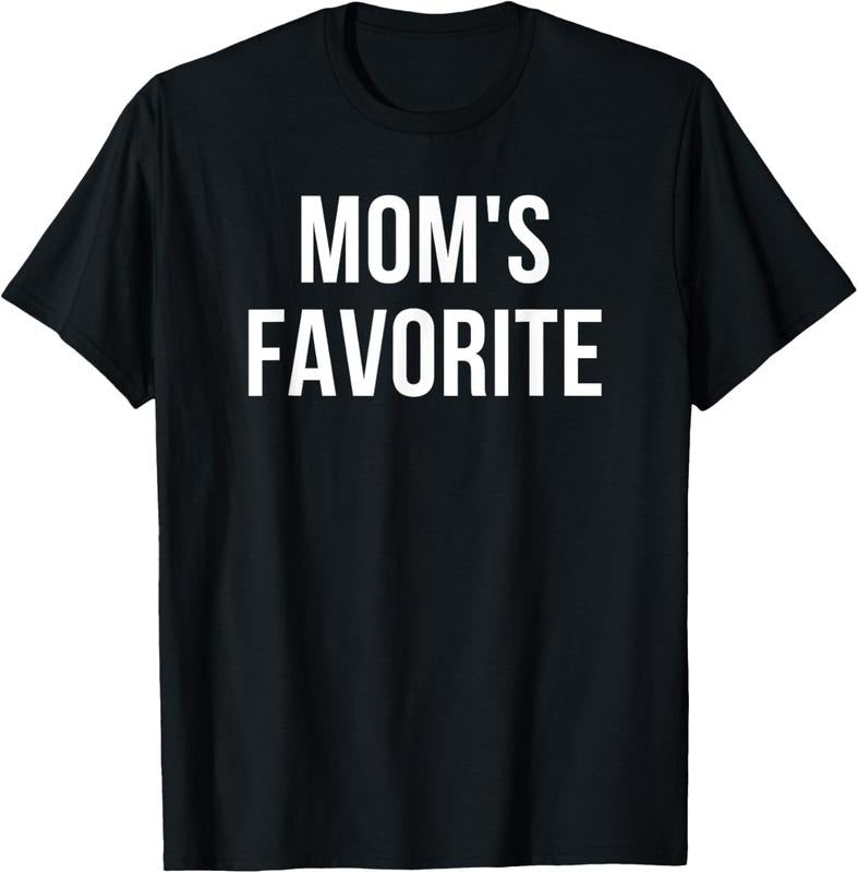 100% Cotton Mom's Favorite T-Shirt Hoodie, Sweatshirt | HypeCrazeTee.com