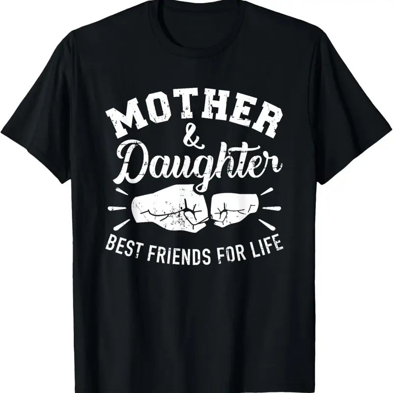 100% Cotton Mother and daughter best friends for life mom T-Shirt Hoodie, Sweatshirt | HypeCrazeTee.com