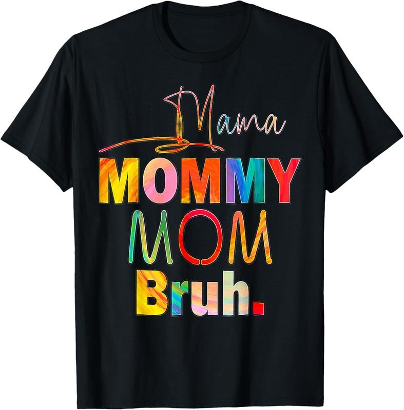 100% Cotton Mother's Day Quotes Mama Mommy Mom Bruh Mom Life Color Funny T-Shirt Hoodie, Sweatshirt | HypeCrazeTee.com