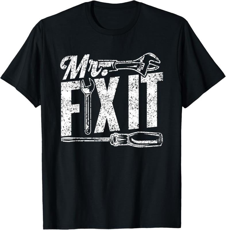 100% Cotton Mr Fix It Fixing Repair Tinkerer Handyman Mr Fix It T-Shirt Hoodie, Sweatshirt | HypeCrazeTee.com