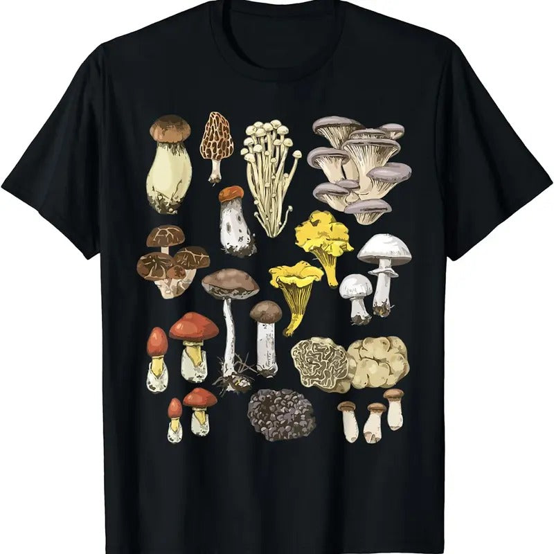 [100% Cotton]Mushroom Mycology Fungi Foraging Cottagecore Cute Teen Girl T-Shirt Hoodie, Sweatshirt | HypeCrazeTee.com