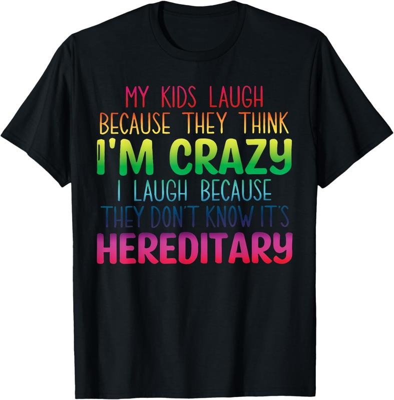 100% Cotton My  Laugh Because They Think I'm Crazy I Laugh Because T-Shirt Hoodie, Sweatshirt | HypeCrazeTee.com