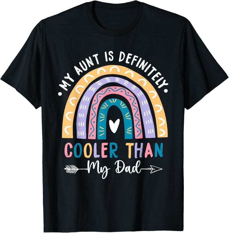 100% Cotton My Aunt Is Definitely Cooler Than My Dad Auntie Niece Nephew T-Shirt Hoodie, Sweatshirt | HypeCrazeTee.com