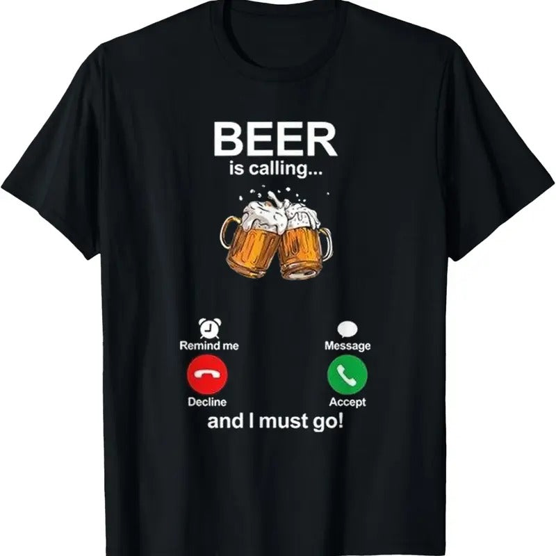 100% Cotton My Beer is calling T-Shirt Hoodie, Sweatshirt | HypeCrazeTee.com