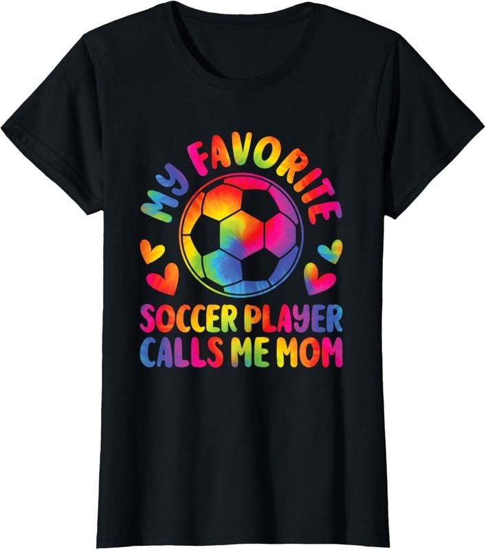 100% Cotton My Favorite Soccer Player Calls Me Mom Cute Soccer Mom T-Shirt Hoodie, Sweatshirt | HypeCrazeTee.com