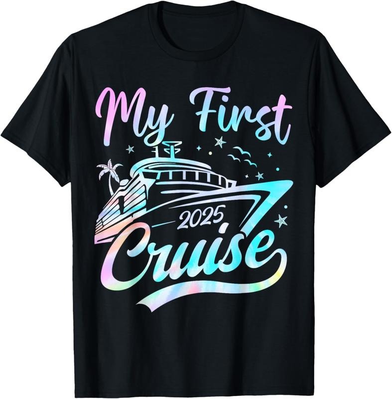 100% Cotton My First Cruise 2025 Vacation Matching Family Cruise Ship T-Shirt Hoodie, Sweatshirt | HypeCrazeTee.com