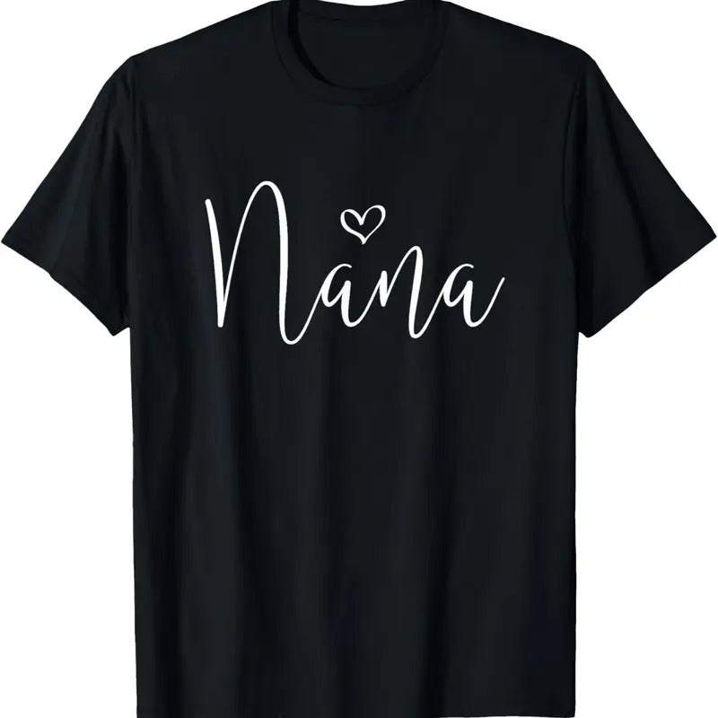 100% Cotton Nana For Women Grandma Christmas Mother's Day Grandparents' T-Shirt Hoodie, Sweatshirt | HypeCrazeTee.com
