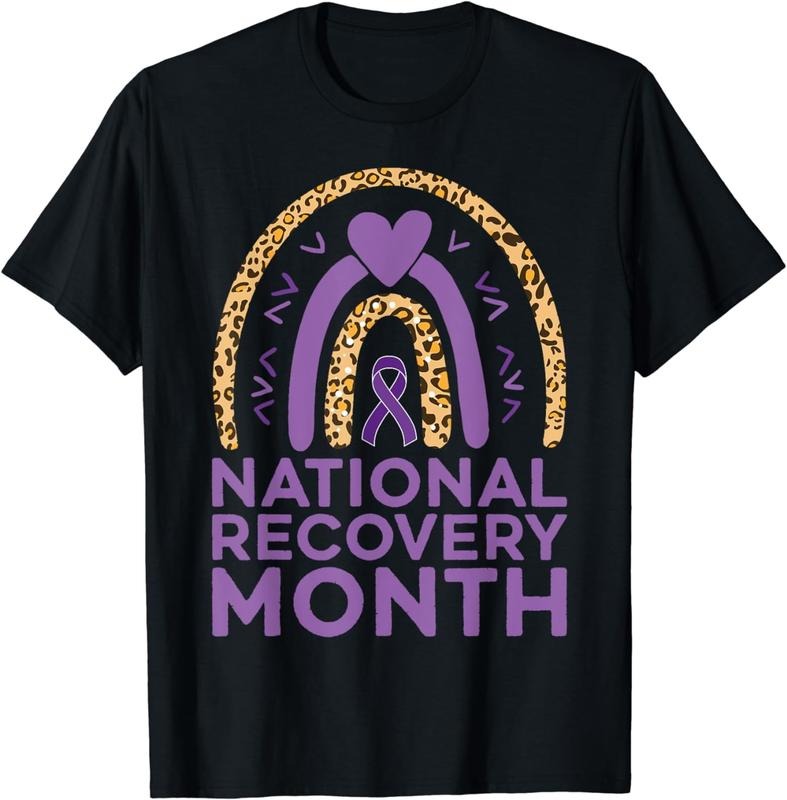 [100% Cotton]National Recovery month Warrior Addiction Recovery Awareness T-Shirt Hoodie, Sweatshirt | HypeCrazeTee.com