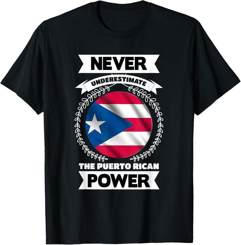 100% Cotton Never Underestimate The Puerto Rican Power Puerto Rico T-Shirt Hoodie, Sweatshirt | HypeCrazeTee.com
