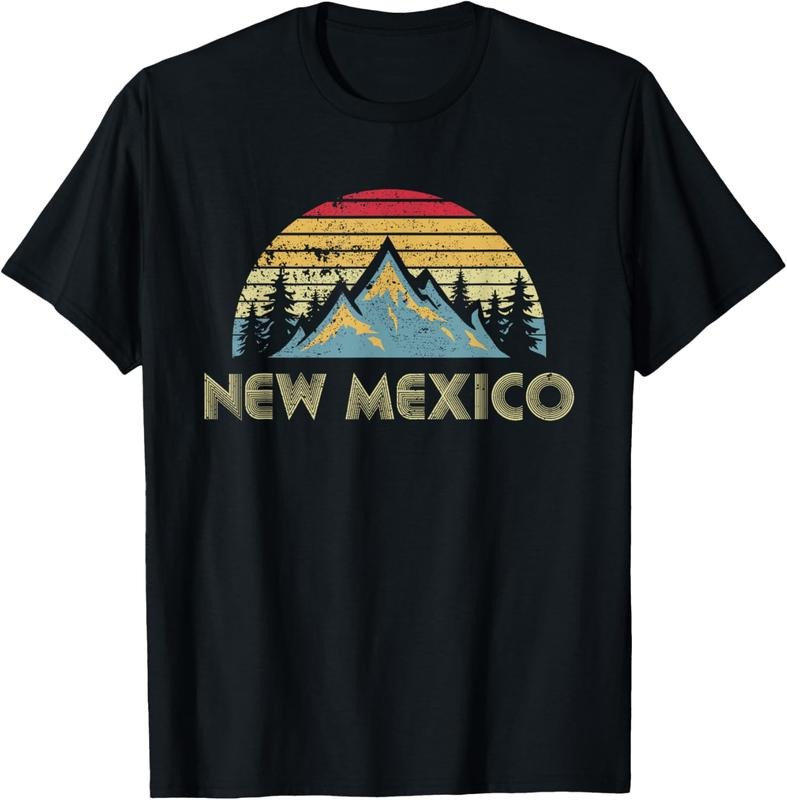 100% Cotton New Mexico Tee - Retro Vintage Mountains Nature Hiking Shirt T-Shirt Hoodie, Sweatshirt | HypeCrazeTee.com