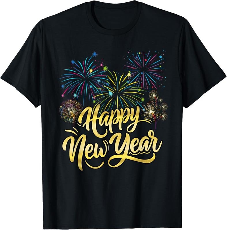 100% Cotton New Year Eve Party Supplies NYE 2025 Happy New Year Matching T-Shirt Hoodie, Sweatshirt | HypeCrazeTee.com
