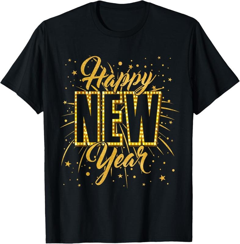100% Cotton New Years Eve Happy New Year 2025 Shirts For Men Women  T-Shirt Hoodie, Sweatshirt | HypeCrazeTee.com