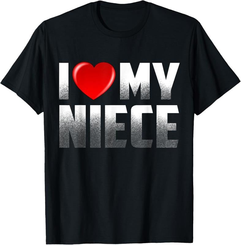 100% Cotton Niece Sibling I Love My Niece T-Shirts, Hoodie, Sweatshirt