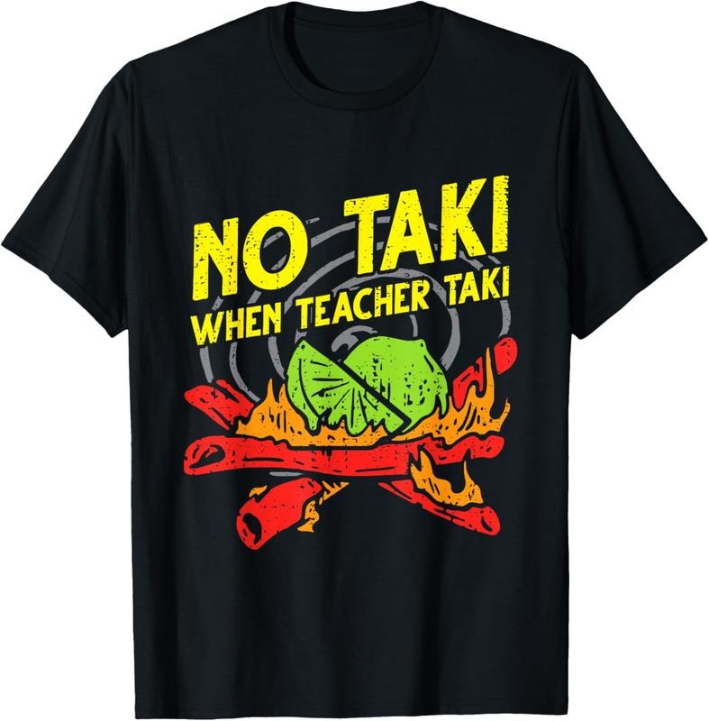 100% Cotton No Taki When Teacher Taki Funny Education Classroom Teacher T-Shirt Hoodie, Sweatshirt | HypeCrazeTee.com