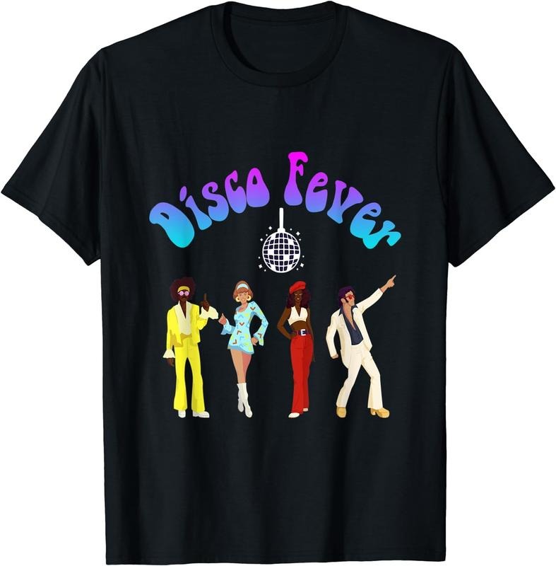 [100% Cotton]Nostalgic Retro Disco Fever 70'S Era Black T-Shirts, Hoodie, Sweatshirt