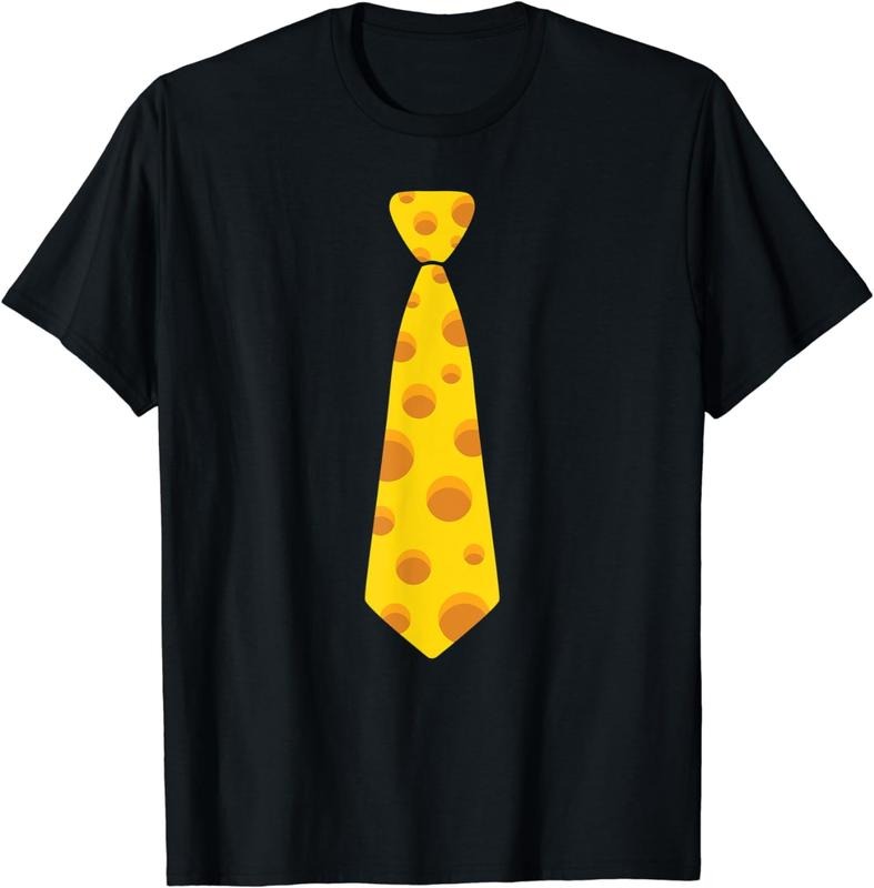 [100% Cotton]Novelty Cheese Necktie Gift for Cheese Lovers T-Shirt Hoodie, Sweatshirt | HypeCrazeTee.com