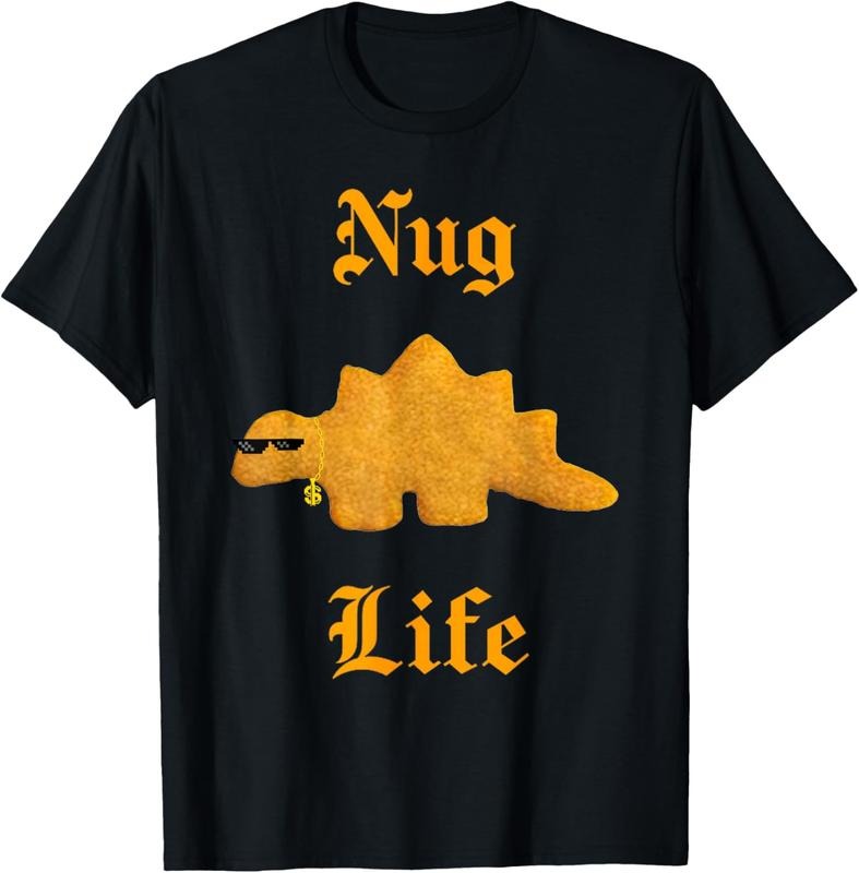 100% Cotton Nug Life Dino Nuggs Dino Chicken Nuggets Dinosaur Nugget T-Shirt Hoodie, Sweatshirt | HypeCrazeTee.com