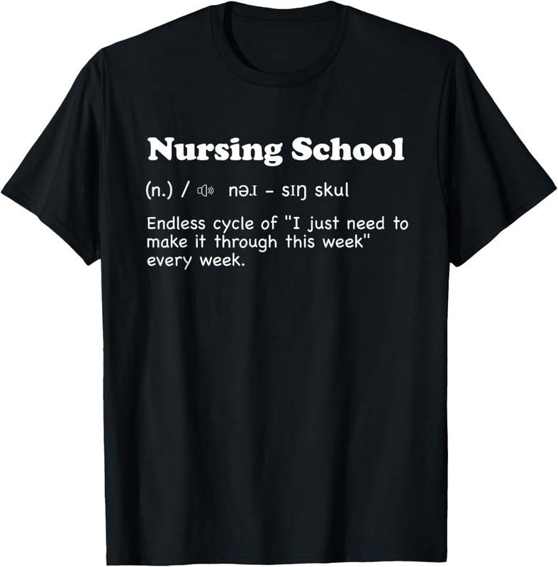 100% Cotton Nursing school - fun definition, funny future nurse gift T-Shirt Hoodie, Sweatshirt | HypeCrazeTee.com