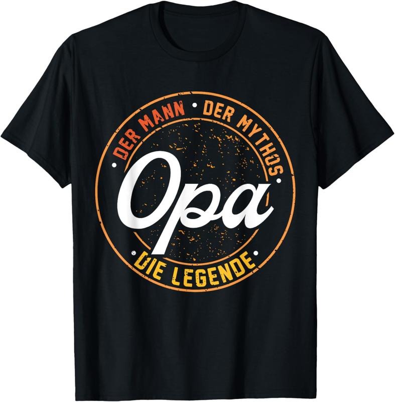 100% Cotton OPA | The Man of Myth The Legend | Funny Gift T-Shirt Hoodie, Sweatshirt | HypeCrazeTee.com
