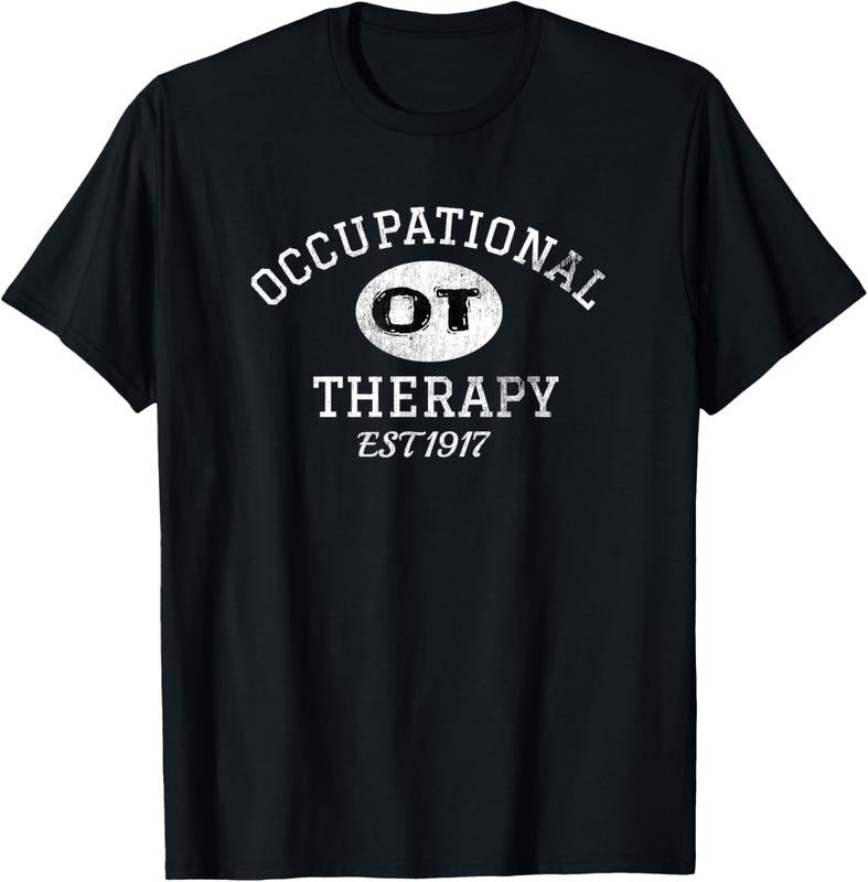 100% Cotton Occupational Therapy Vintage Stressed T-Shirt Hoodie, Sweatshirt | HypeCrazeTee.com