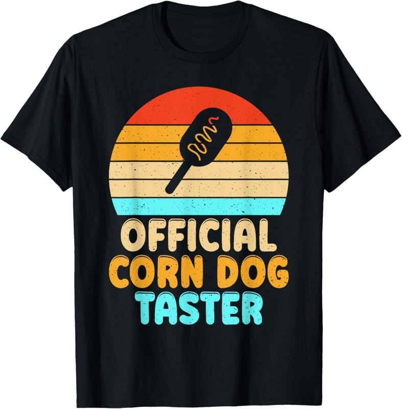 100% Cotton Official Corn Dog Taster Corn Dog T-Shirt Hoodie, Sweatshirt | HypeCrazeTee.com