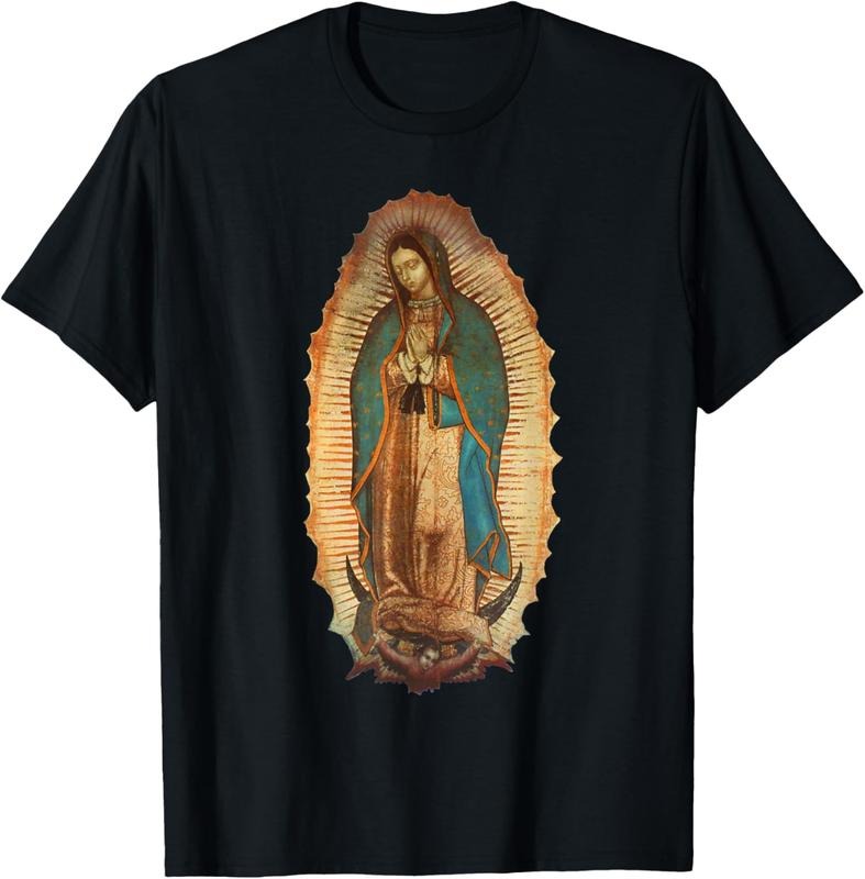 100% Cotton Our Lady Virgen De Guadalupe Virgin Mary T-Shirt Shirt Hoodie, Sweatshirt | HypeCrazeTee.com