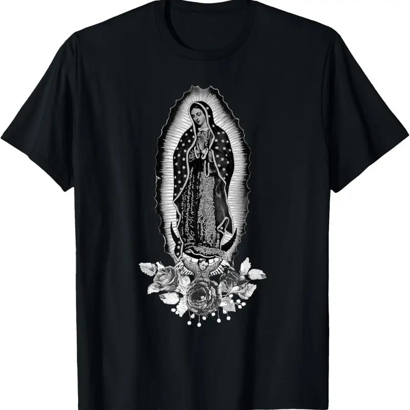 100% Cotton Our Lady Virgen De Guadalupe Virgin Mary T-Shirt Hoodie, Sweatshirt | HypeCrazeTee.com