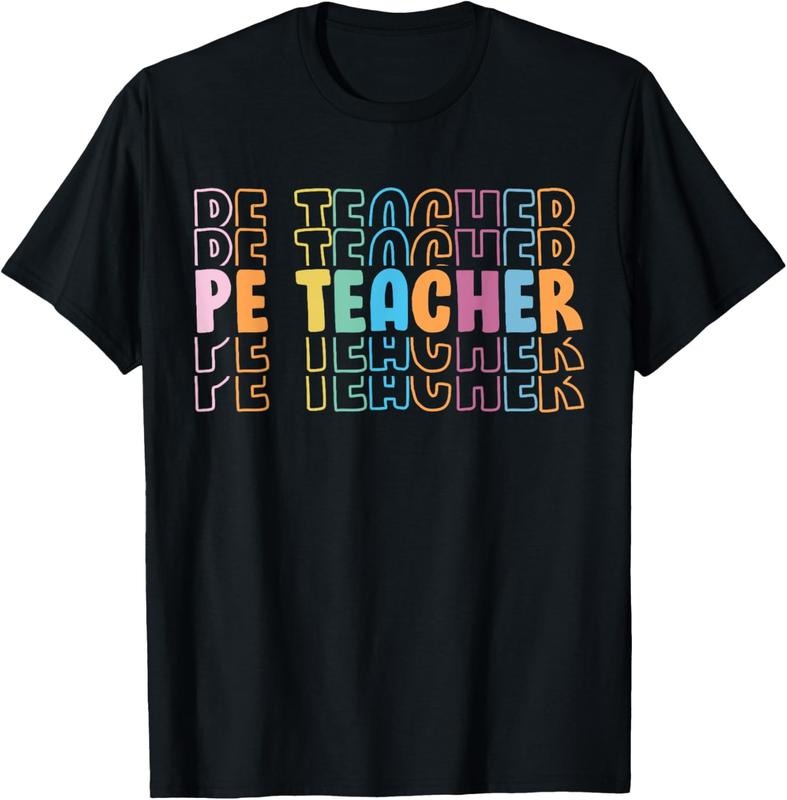 100% Cotton PE Teacher Vintage retro groovy Physical Education Teacher T-Shirt Hoodie, Sweatshirt | HypeCrazeTee.com