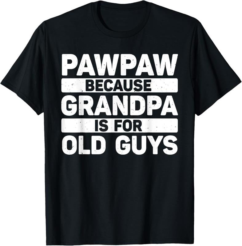 100% Cotton Pawpaw Design For Grandpa From Grandkids Father's Day Pawpaw T-Shirt Hoodie, Sweatshirt | HypeCrazeTee.com