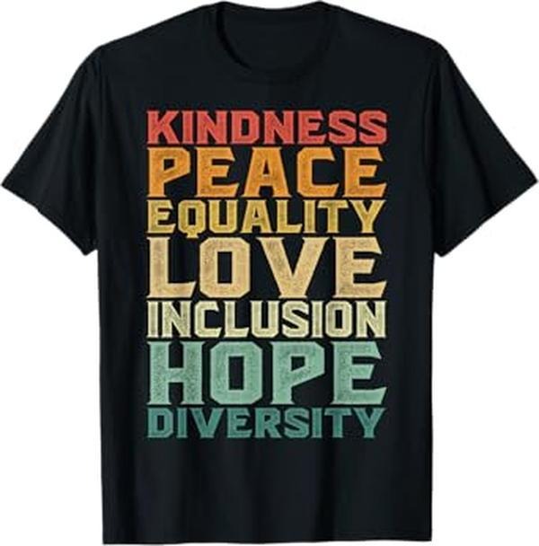 [100% Cotton]Peace Love Diversity Inclusion Equality Black History Month T-Shirt Hoodie, Sweatshirt | HypeCrazeTee.com