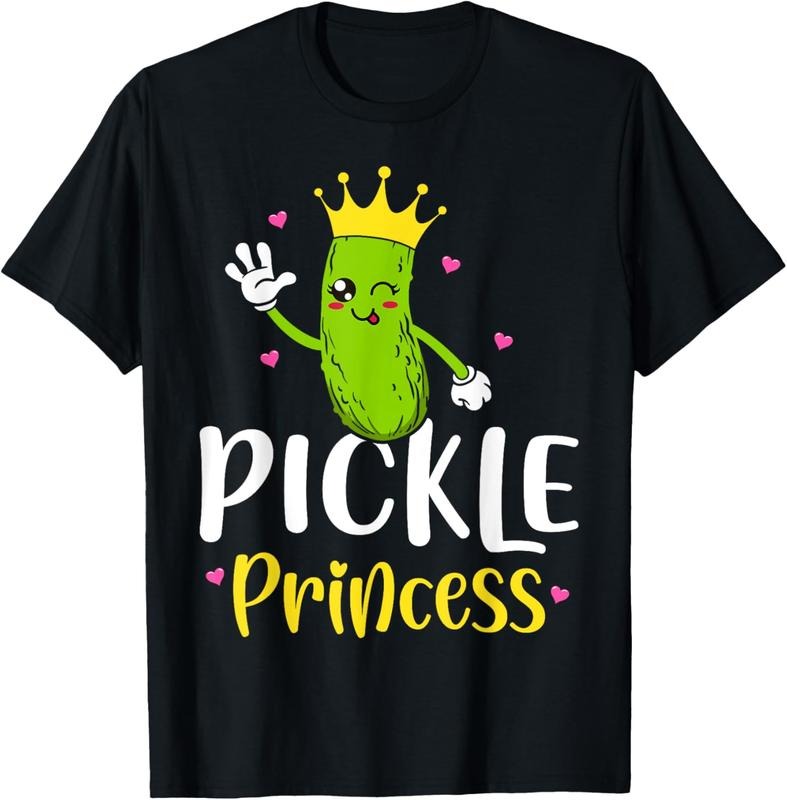 100% Cotton Pickle Princess Funny Pickle Cucumber Girl T-Shirt Hoodie, Sweatshirt | HypeCrazeTee.com