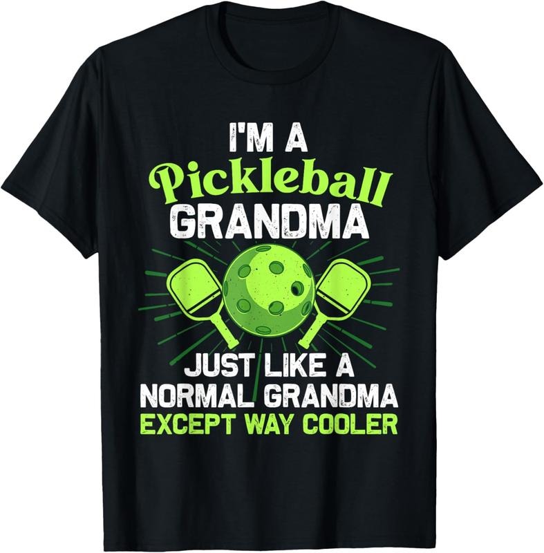 100% Cotton Pickleball Design For Grandma Women Girls Pickle Ball Player T-Shirt Hoodie, Sweatshirt | HypeCrazeTee.com