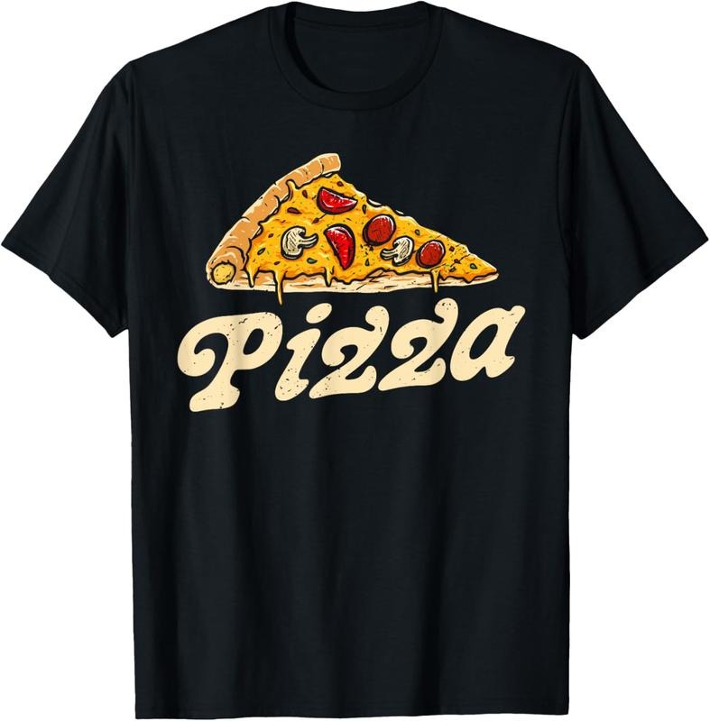 100% Cotton Pizza Day Retro Vintage 60s 70s Women Men Italian Food Lover T-Shirt Hoodie, Sweatshirt | HypeCrazeTee.com