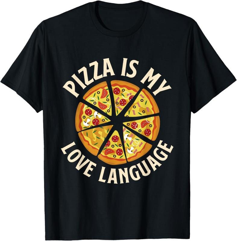 100% Cotton Pizza Is My Love Language - Food Lover Pizza Baker T-Shirt Hoodie, Sweatshirt | HypeCrazeTee.com