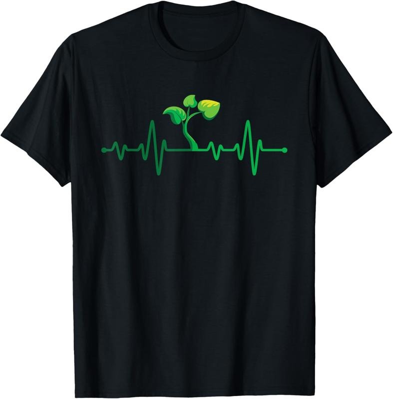 100% Cotton Plant Heartbeat - Botany Botanist Gardening Plant Lover T-Shirt Hoodie, Sweatshirt | HypeCrazeTee.com