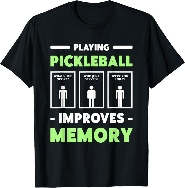 100% Cotton Playing Pickleball Improves Memory Dink Player Short Sleeve T-Shirt Hoodie, Sweatshirt | HypeCrazeTee.com