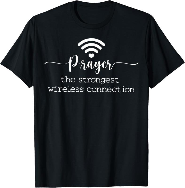 100% Cotton Prayer Definition Strongest Wireless Connection Christian T-Shirt Hoodie, Sweatshirt | HypeCrazeTee.com