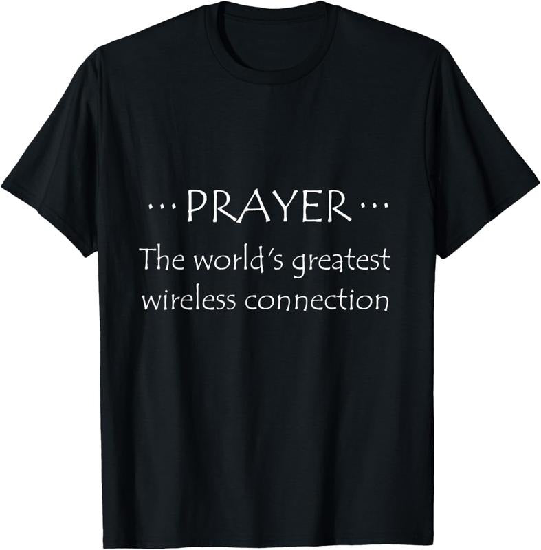 100% Cotton Prayer Greatest Wireless Connection Funny T-shirt Hoodie, Sweatshirt | HypeCrazeTee.com