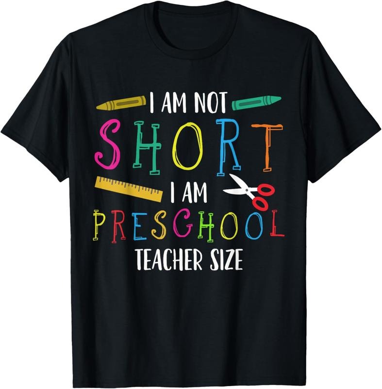 100% Cotton Preschool Teacher Short Pre-K Teacher T-Shirt Hoodie, Sweatshirt | HypeCrazeTee.com