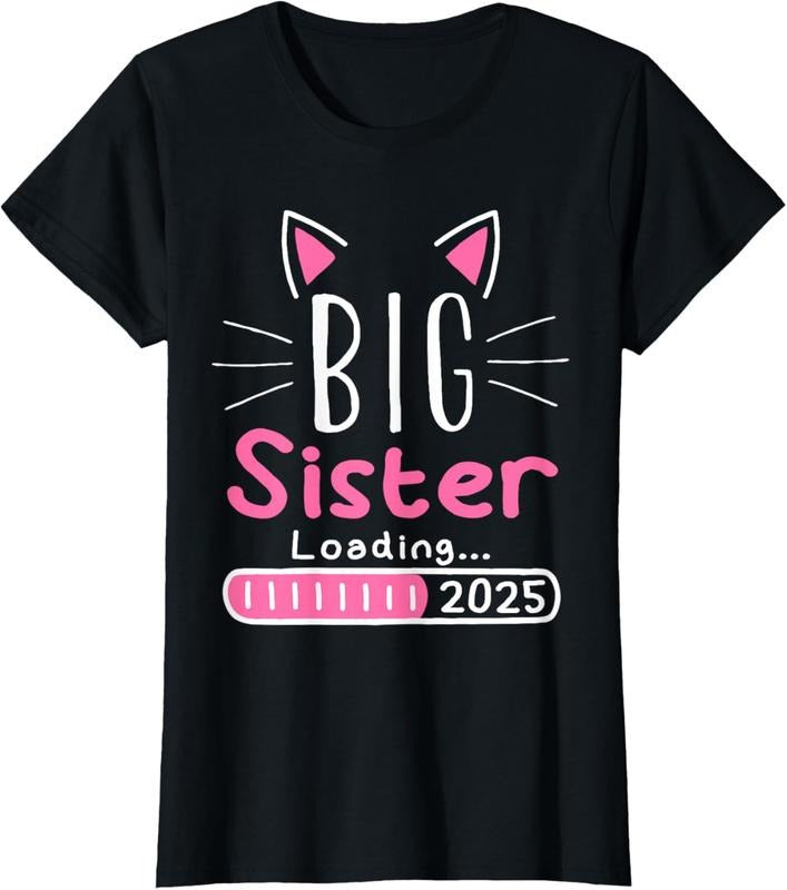 100% Cotton Promoted to Big Sister 2025 Im Going to be a Big Sister 2025 T-Shirt Hoodie, Sweatshirt | HypeCrazeTee.com