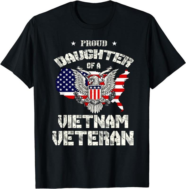 [100% Cotton]Proud Daughter Vietnam Veteran T-Shirts, Hoodie, Sweatshirt