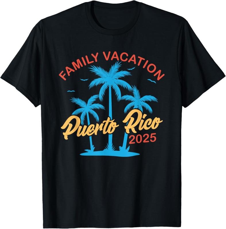 100% Cotton Puerto Rico 2025 Family Vacation T-Shirt Hoodie, Sweatshirt | HypeCrazeTee.com