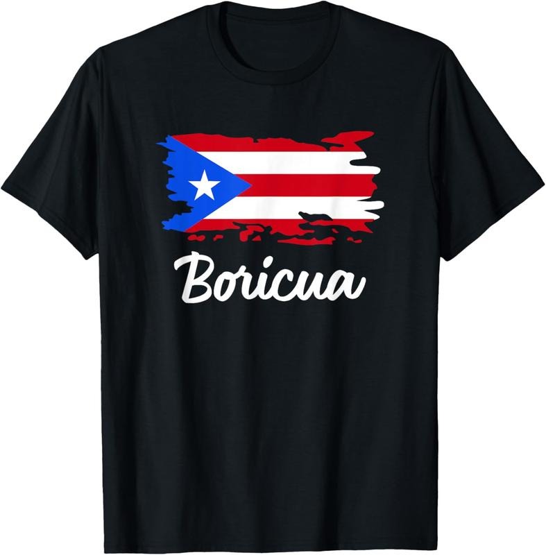 100% Cotton Puerto Rico Boricua Vintage Puerto Rican Flag T-Shirt Hoodie, Sweatshirt | HypeCrazeTee.com