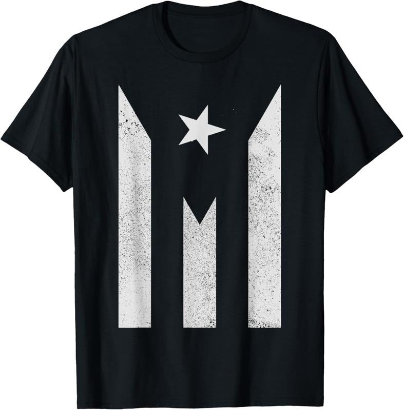 100% Cotton Puerto Rico Flag Black Gift T-Shirt Hoodie, Sweatshirt | HypeCrazeTee.com