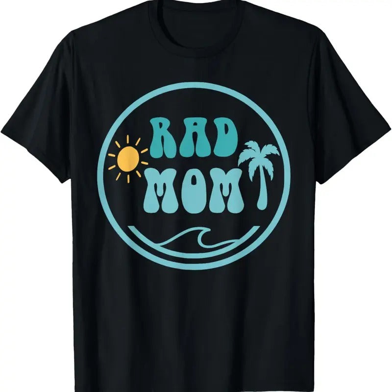 [100% Cotton]Rad Mom The Big One 1st Birthday Surf Family Matching T-Shirt Hoodie, Sweatshirt | HypeCrazeTee.com