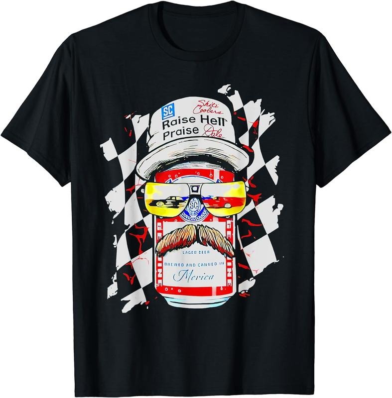 [100% Cotton]Raise Hell Praise Dale Vintage Funny Driking Beer T-Shirt Black Hoodie, Sweatshirt | HypeCrazeTee.com