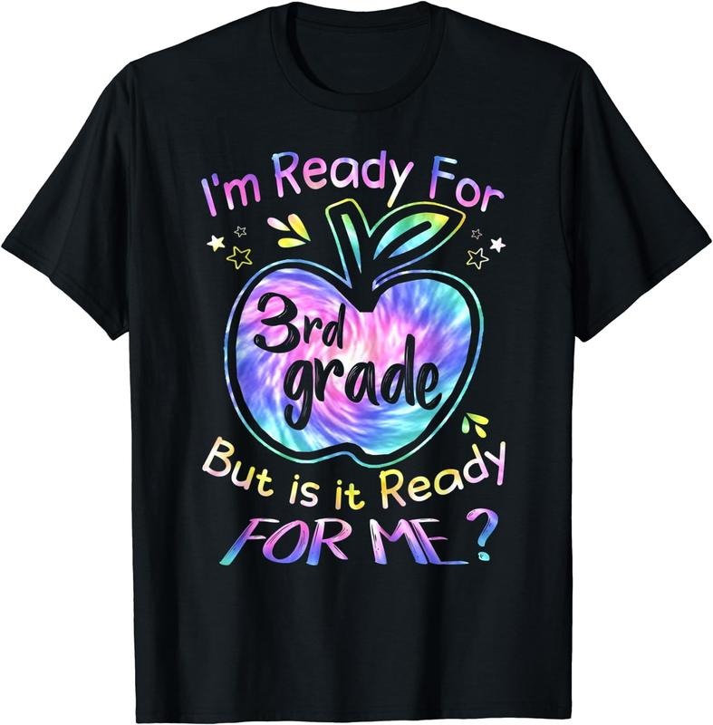 [100% Cotton]Ready for 3rd Grade Tie Dye Back to School Hello Third Grade T-Shirt Hoodie, Sweatshirt | HypeCrazeTee.com